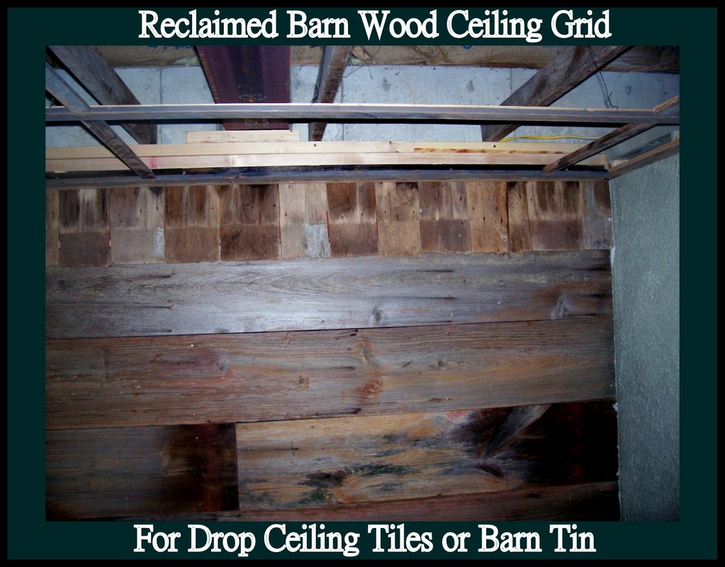 Barn Wood Ceiling Grid Wilson Creek Rustic Furniture